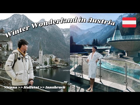 Austria Travel Vlog🇦🇹: We Fall in Love with This Winter Wonderland! (Vienna, Hallstat & Innsbruck)