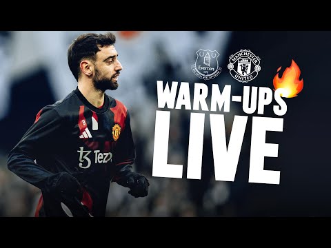 Everton v Man Utd | LIVE MUTV Pre-Match Warm Up | Sat 11:45 GMT