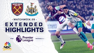 West Ham United v. Newcastle United | PREMIER LEAGUE HIGHLIGHTS | 3/10/2025 | NBC Sports