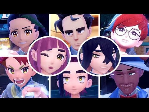 Pokémon Scarlet & Violet - All Terastal Trainers Animation (DLC Included)