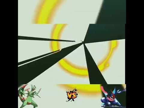 ash greninja vs mega sceptile #attitude respect x daku #amime