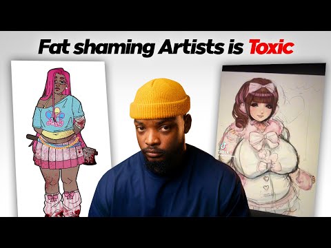 Drawing Fat Characters is a PROBLEM on Art Tiktok