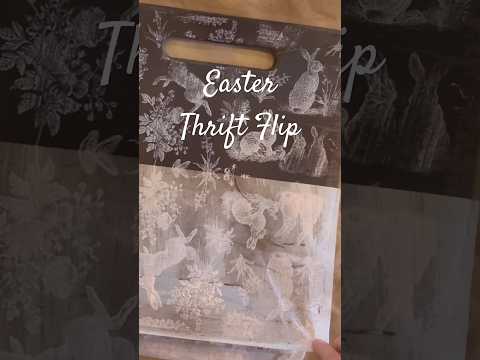 Easter Thrift Flip #diys #ironorchiddesigns #paintingtutorial #easter #throftflip #crafts #spring