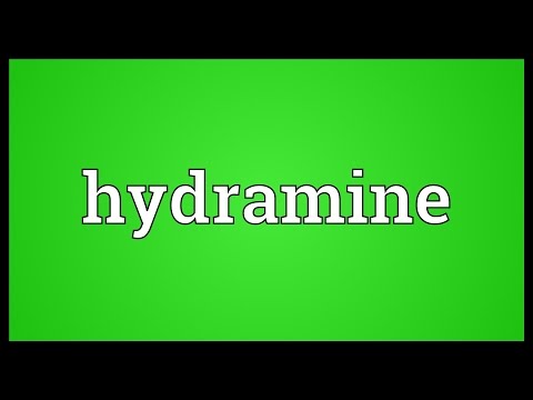 Hydramine Meaning