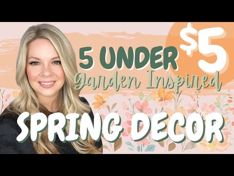 🌸 5 ALL NEW fresh Farmhouse DIYs under $5