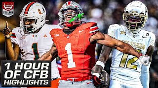 1 hour of HIGHLIGHTS from the 2024-25 college football season 🎥 | ESPN College Football