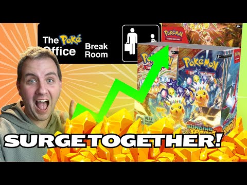 Surge Together Part 2! Opening Pokemon Surging Sparks In The Poke Office Breakroom