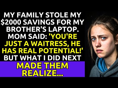 My Family Stole My $2000 for My Brother's Laptop: 'You're Just a Waitress, He Has Real Potential!'