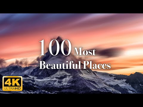 100 Most Beautiful Places on Earth 4K with Relaxation Music