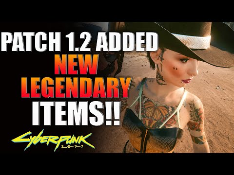 Cyberpunk 2077 Update Patch 1.2 Added New Legendary Items!! (Legendary Clothes) + Clothing Location