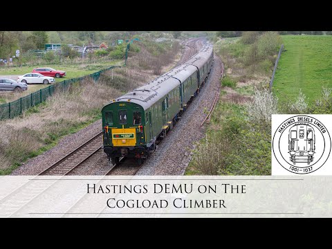 Hastings DEMU on The Cogload Climber through Hungerford 06/04/2024