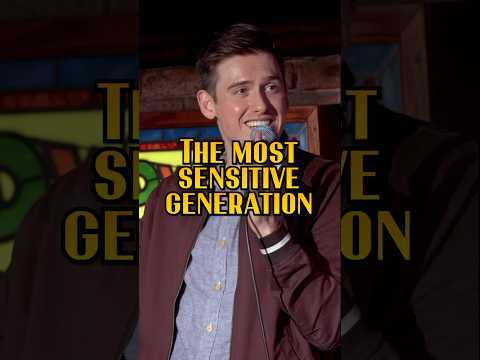 THE MOST SENSITIVE GENERATION. #standup #standupcomedy #shorts #jokes #comedian