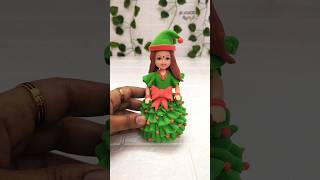 Reverse Play⏮️Christmas Special☃️🎄🎁💕 Christmas Tree Dress Making With 🎄🎅Merry Christmas Dressup🎅🎄