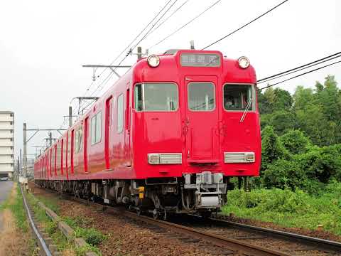 懐かし写真動画 2020年8月7日(金)撮影 重原にて 名鉄三河線 1682列車 普通 碧南行 6000系6014F②重検明け 三河線ワンマン対応車＋6000系6041F② 三河線ワンマン対応車