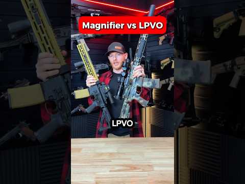 LPVO vs MAGNIFIER on AR15?🤔 #shorts