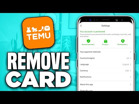 How to Remove a Debit or Credit Card from Temu (2025) - Full Guide