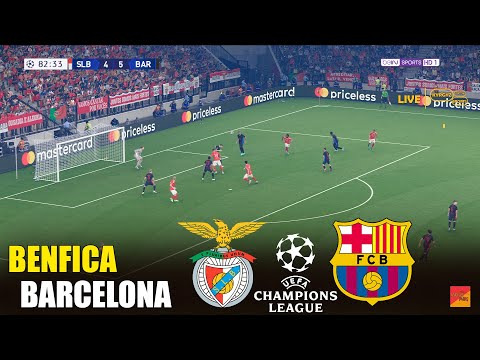 Benfica vs Barcelona | UEFA Champions League 24/25 | Prediction Gameplay PES 21