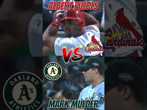 Cardinals Albert Pujols VS A’s Mark Mulder 2004 #MLB All-Star Game #baseball