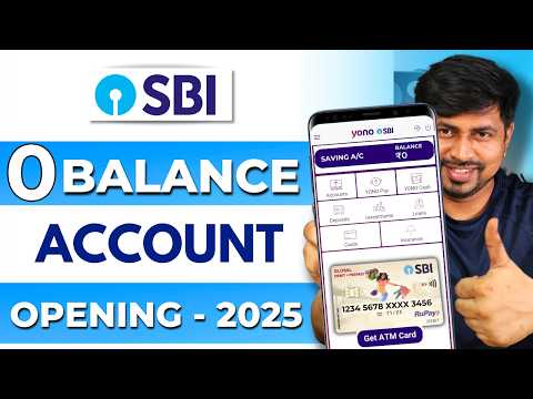 SBI Account Opening Online 2025 | SBI Zero Balance Account Opening Online | Yono SBI Account Opening