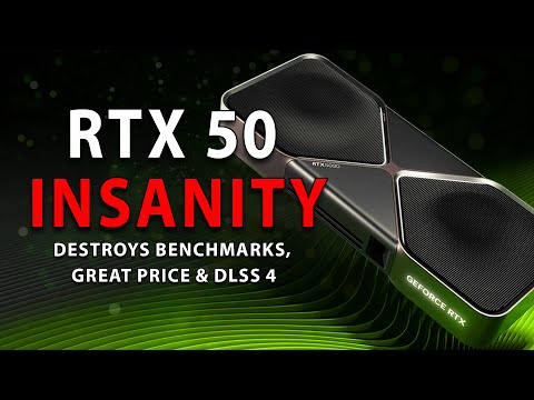 RTX 50 INSANITY: Destroys Benchmarks, Great Price & DLSS 4