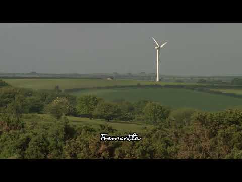 HD Stock Footage | Wind Turbine | Green Energy | Environment | Countryside | Cornwall | E16R41 008