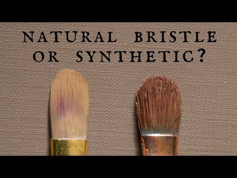 Why I Use Natural Bristle Brushes for Oil Painting - Artist Advice