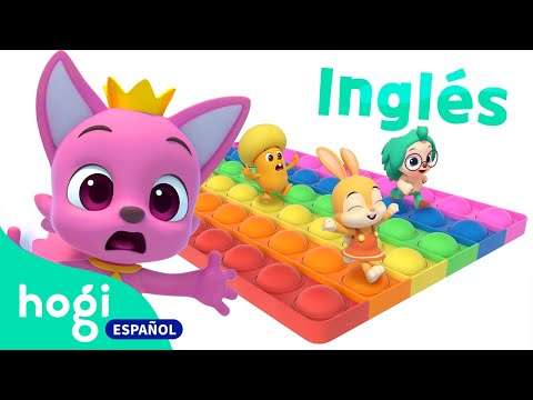 ¡Aprende Colores con el Colorido Pop It! | Español X Inglés | Colores para Niños | Hogi en español