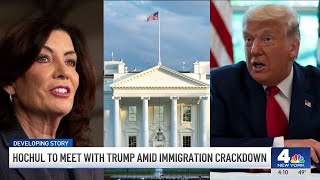 As DOJ cracks down on immigration in NYC, Gov. Hochul set to meet with President Trump