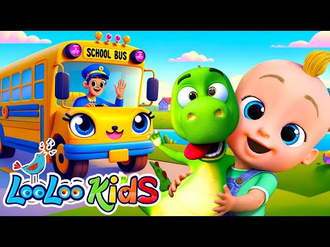 NEW VIDEO 🚨 Learn the COLORS and Sing Wheels On The Bus 🚌 Toddler Nursery Rhymes by LooLoo Kids