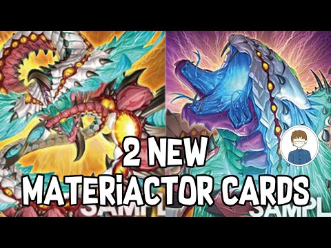 2 NEW MATERIACTOR CARDS! Yu-Gi-Oh!