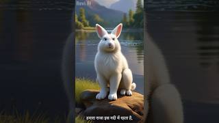 Rabbit in lion story in Hindi #animtoons #ytshorts #bestcartoonmoralstoriesinhindi