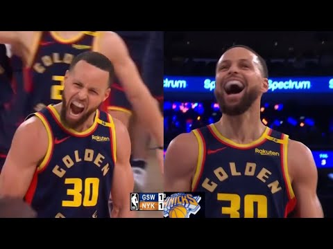 Steph Curry TOYS with Knicks fans & yells "Get outta here! Go to sleep" after frying them!