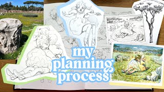 Plan your illustration like a PRO! ✍️ A deep-dive into my creative process ✨