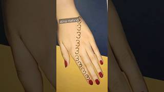 3 number mehndi design/ trick mehndi design/asan mehndi/#numbermehndi #trickmehndi#handmehndi #short