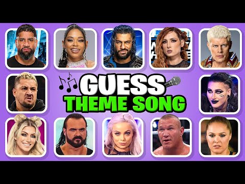 Only True WWE Fans Can Guess These Superstars by Their Theme Songs 🎶✅🔊