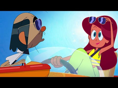 ZIG e SHARKO 🌴 Licença de barco 🛥️ Zig e Sharko Brasil | Desenho Animado em português