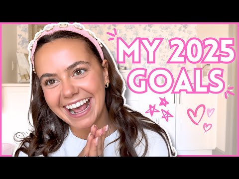 MY 2025 VISION BOARD / GOALS (grwm + manifest)