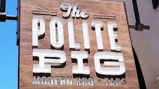 The Polite Pig Restaurant at Disney Springs Tour, Food & Interview - Modern Barbecue, Disney World