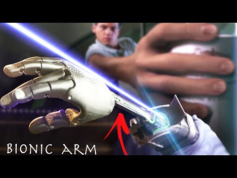 DIY Extendable Bionic Arm! - Inspector Gadget Style (Laser, Web Shooter and More!!)