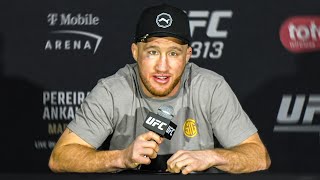 Justin Gaethje Post-Fight Press Conference | UFC 313