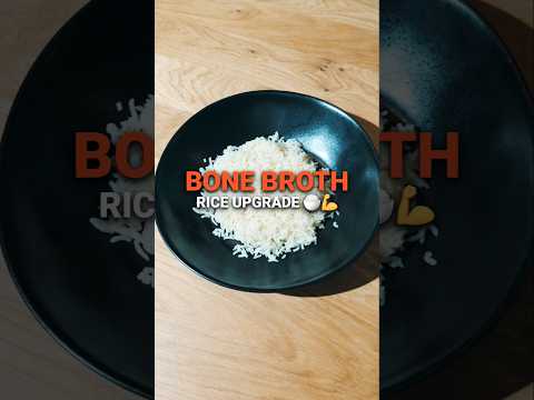 UPGRADE your Rice!!! #rice #bonebroth #nutritiontips