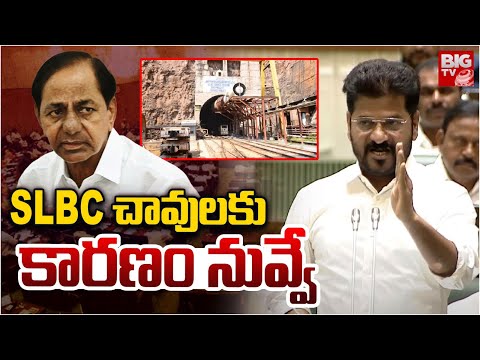 CM Revanth Reddy On SLBC : SLBC చావులకు కారణం నువ్వే  | BIG TV