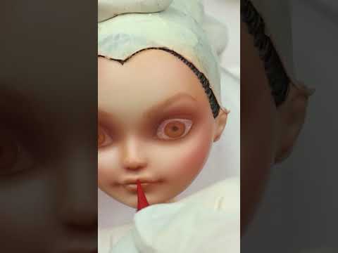 The LAST HOCUS POCUS DOLL! / Making Mary Sanderson Doll / HOCUS POCUS #shorts #art