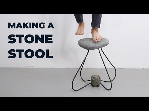 I made a STOOL OUT OF A ROCK