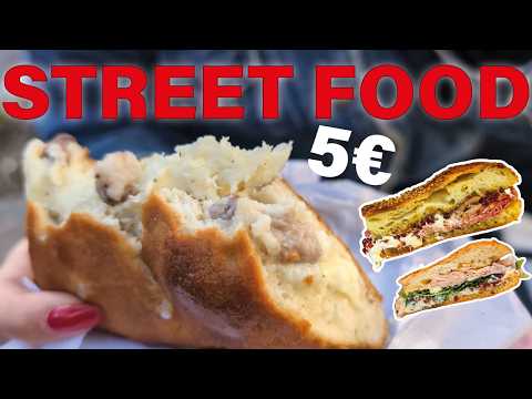 EAT for €5 in the CENTER | Christmas STREET FOOD