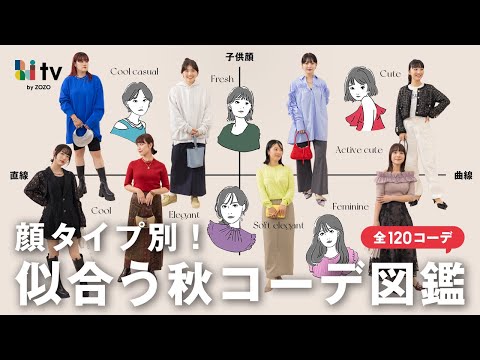 顔タイプ別秋の120コーデ🍂真似するだけでトレンドも似合うも叶うコーデ図鑑🧥✨️