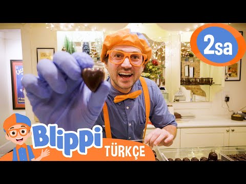 Blippi Çikolata Mağazasını Ziyaret Ediyor - Leziz Çikolata Sürprizi | Blippi Türkçe