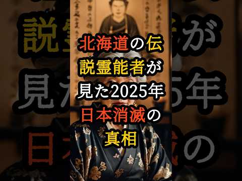 北海道の伝説霊能者が見た、2025年日本消滅の真実【 都市伝説 予言 霊視 スピリチュアル ミステリー 】