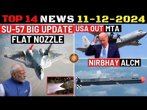 Indian Defence Updates : Su-57 Stealth Nozzle,Air Launched Nirbhay,NASM-MR Ready,USA Out of MTA Deal