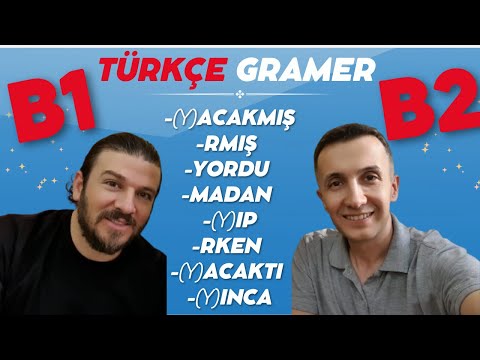 B1 - B2 Turkish Grammer |  Türkçe Gramer | Bayram Bozkurt